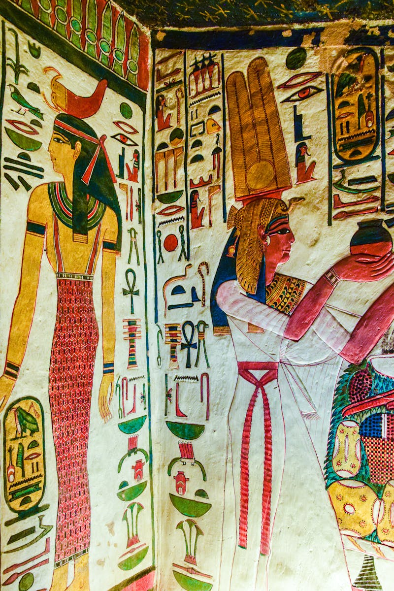 Ancient Egyptian wall paintings