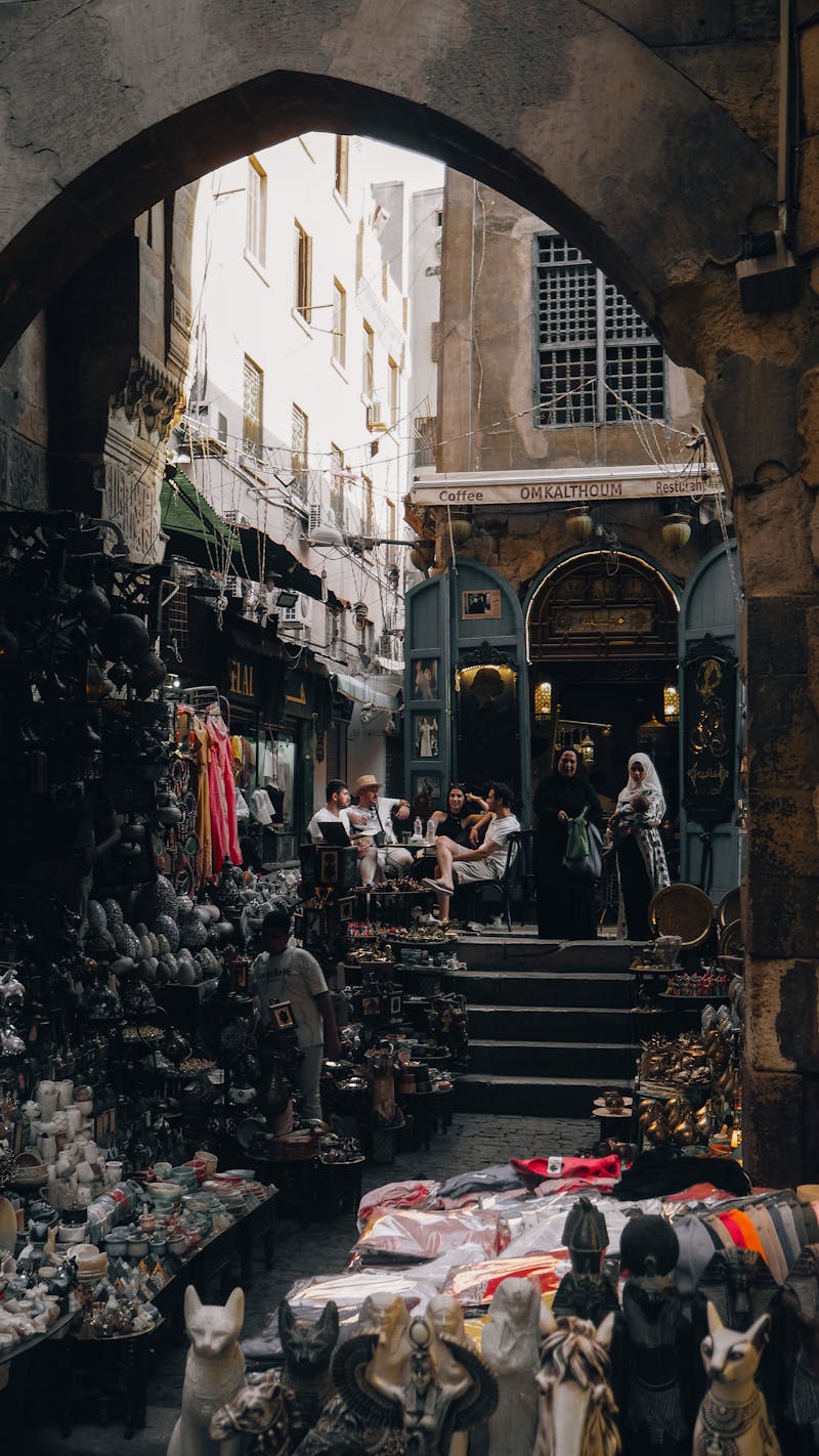 Khan El-Khalili Bazaar in Cairo
