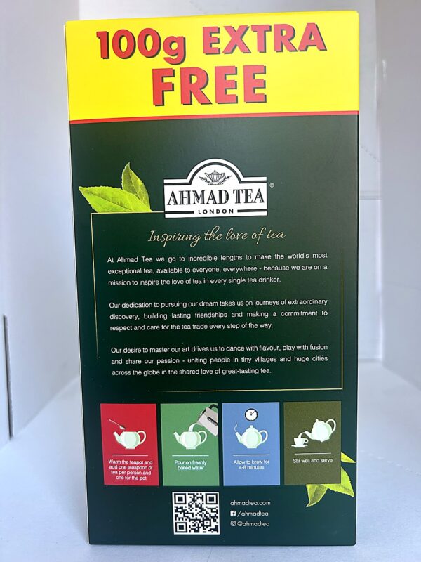 Ahmad Tea Cardamom 500g=100g free Loose Tea back Ahmed Tea with Cardamom (Loose) 500g