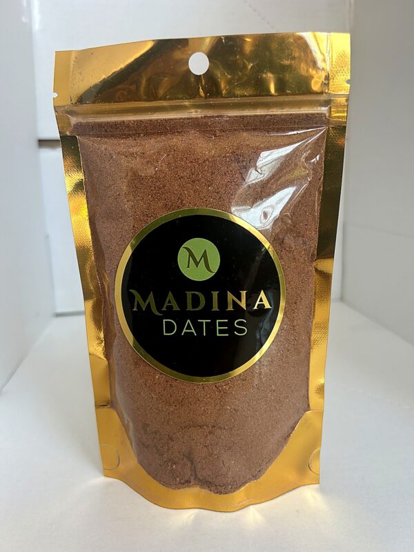 Ajwa Seed Poweder 200g front Madina Ajwa Seed Powder 200g