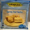 Armaan (frozen) Spring Roll PAstry 40 sheets 550g front ARMAAN Spring Roll Pastry 20x550g (8.5")