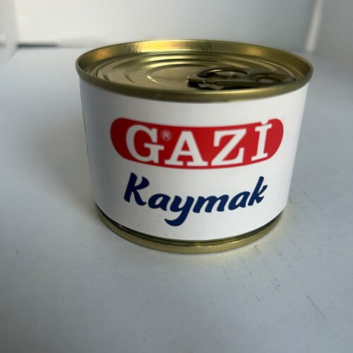 Gazi Creme Kaymak tin 165g front Gazi Crème (Kaymak) Tin 170g