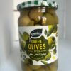 Greenfields Green Olives pitted front Greenfields Green Olives 720g