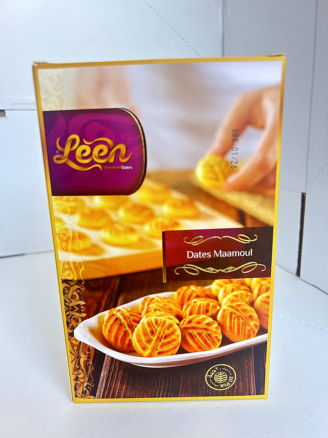 Leen Dates Maamoul 20 pieces front Herfy Mamoul Date 288g