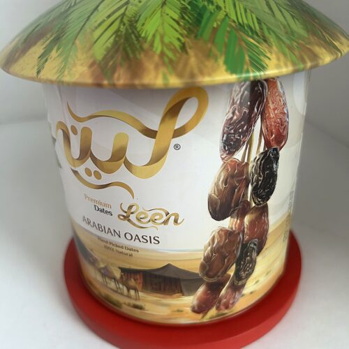 Leen Premium Dates Arabian Oasis 220g front Leen Premium Mix Date in Arabian House 220g