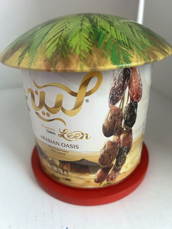 Leen Premium Dates Arabian Oasis 220g front Leen Premium Mix Date in Arabian House 220g