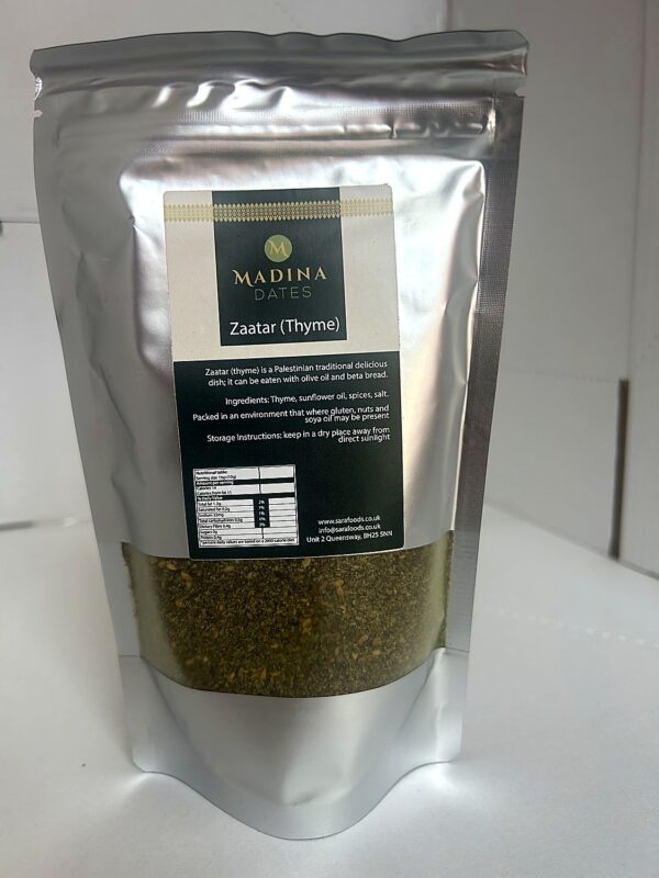 Madina Palestinian Zatar 150g Front Madina Palestinian Zatar 150g