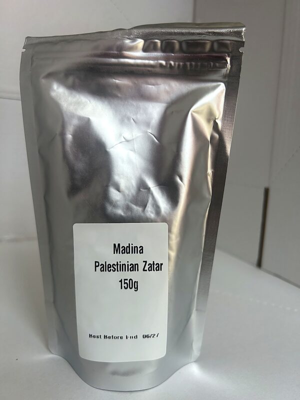Madina Palestinian Zatar 150g back Madina Palestinian Zatar 150g