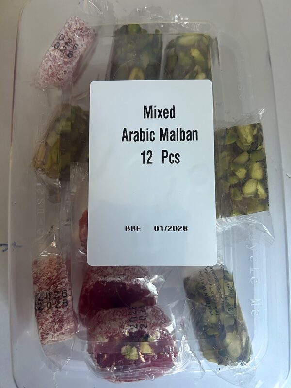 Mixed Arabic Malban 12 Pcs back Halal Mixed Arabic Malban 12pcs