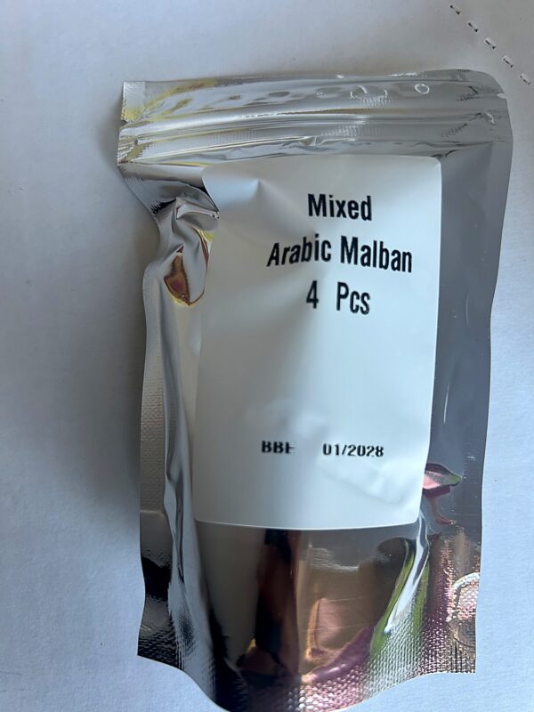 Mixed Arabic Malban 4 Pcs back Halal Mixed Arabic Malban 4pcs