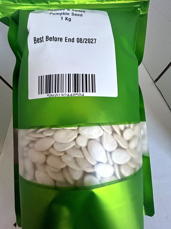 SARA Roasted Salted Pumpkin Seed in Shell 1Kg