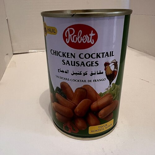 Robert Halal Chicken Sausage 227g front Robert Halal Chicken Sausage 227g