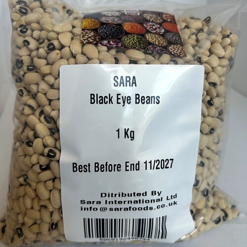 SARA Black Eye Beans 1Kg