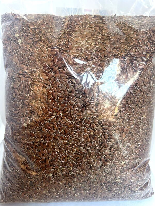 Sara Brown Linseed 1kg back SARA Brown Linseed 1Kg