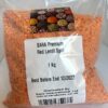 Sara Premium Red Lentil Split 1kg front SARA Red Lentil 1Kg