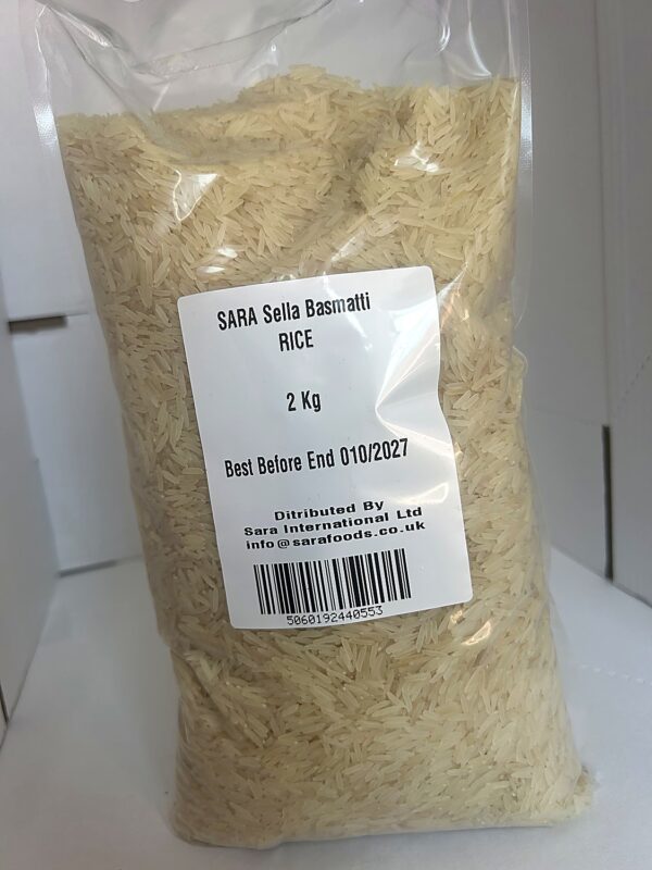 Sara Sella Basmatti Rice 2kg SARA Basmati Rice 2Kg