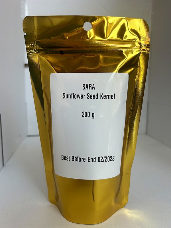 Sara Sunflower Seed Kernel 200g back SARA Sunflower Seed Kernel 200g