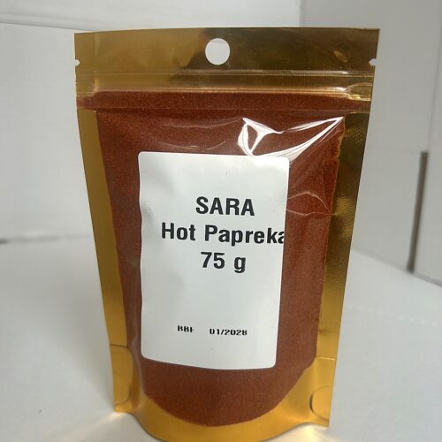 Sara hot Paprika 75g SARA Paprika Hot 75g