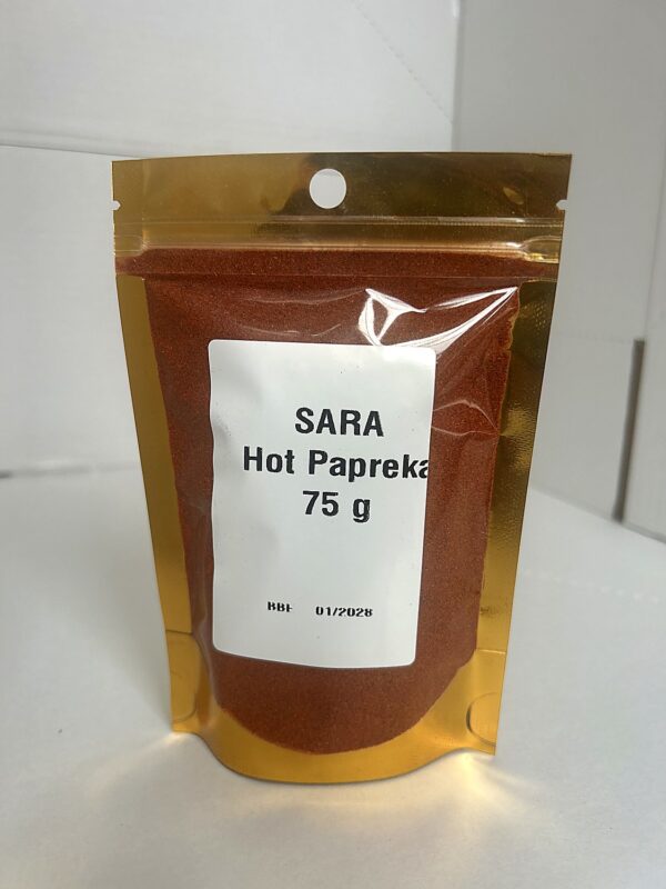 Sara hot Paprika 75g SARA Paprika Hot 75g