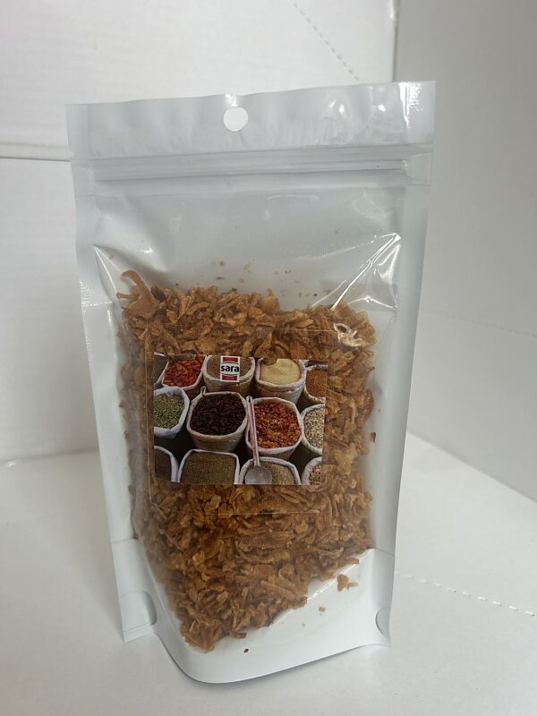Sarah Fried onion front 200g SARA Crispy Fried Onion 200g