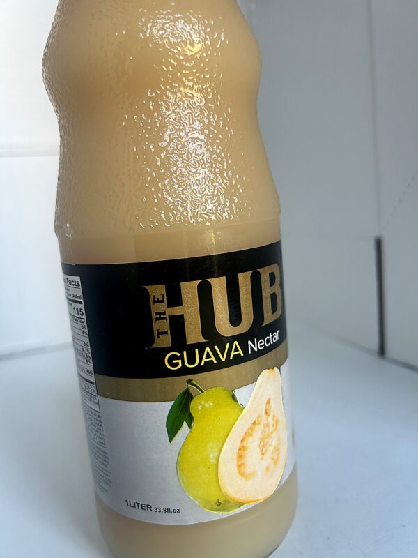 The Hub Guava Nectar 250 ml front HUB Guava Nectar (Glass Bottle) 250 ml