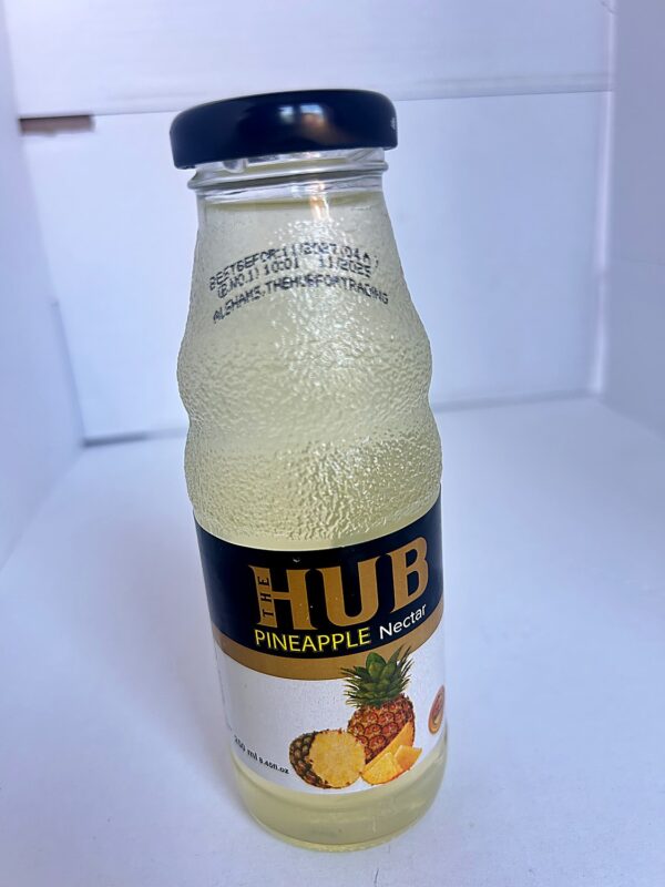 The Hub Pineapple Nectar 250 ml HUB Pineapple Nectar (Glass Bottle) 250ml