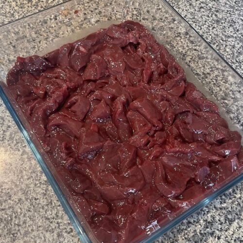 liver iskandrani cuts Kebdah (Beef Liver) 1kg كبدة بقري