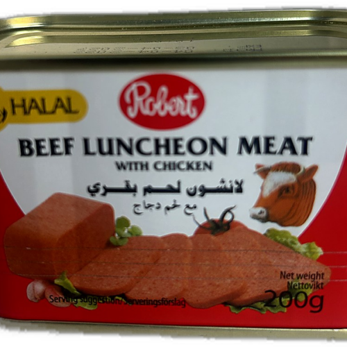 nitvoq.png Robert Halal Luncheon Beef + Chicken 200g