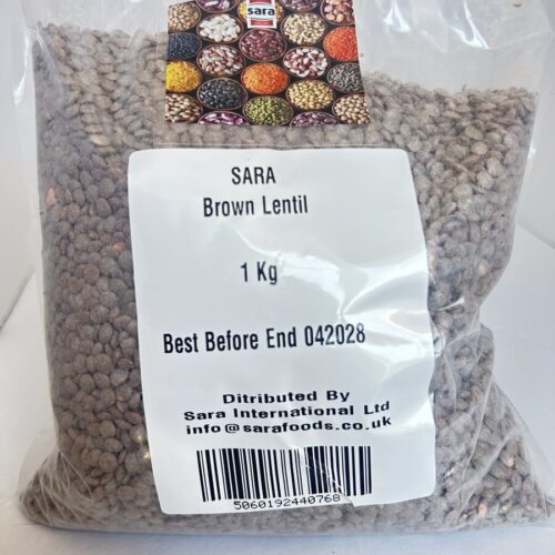 SARA Brown Lentil 1Kg