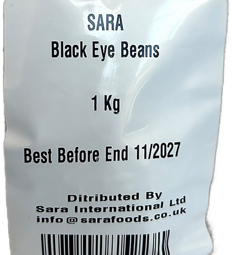 wce1t5.png SARA Black Eye Beans 1Kg