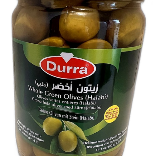 wzs85q.png Al Durra Green Olives 650g